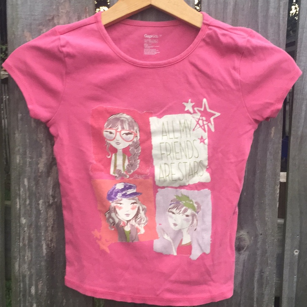 GAP Kids Pink Tee Shirt Size 10